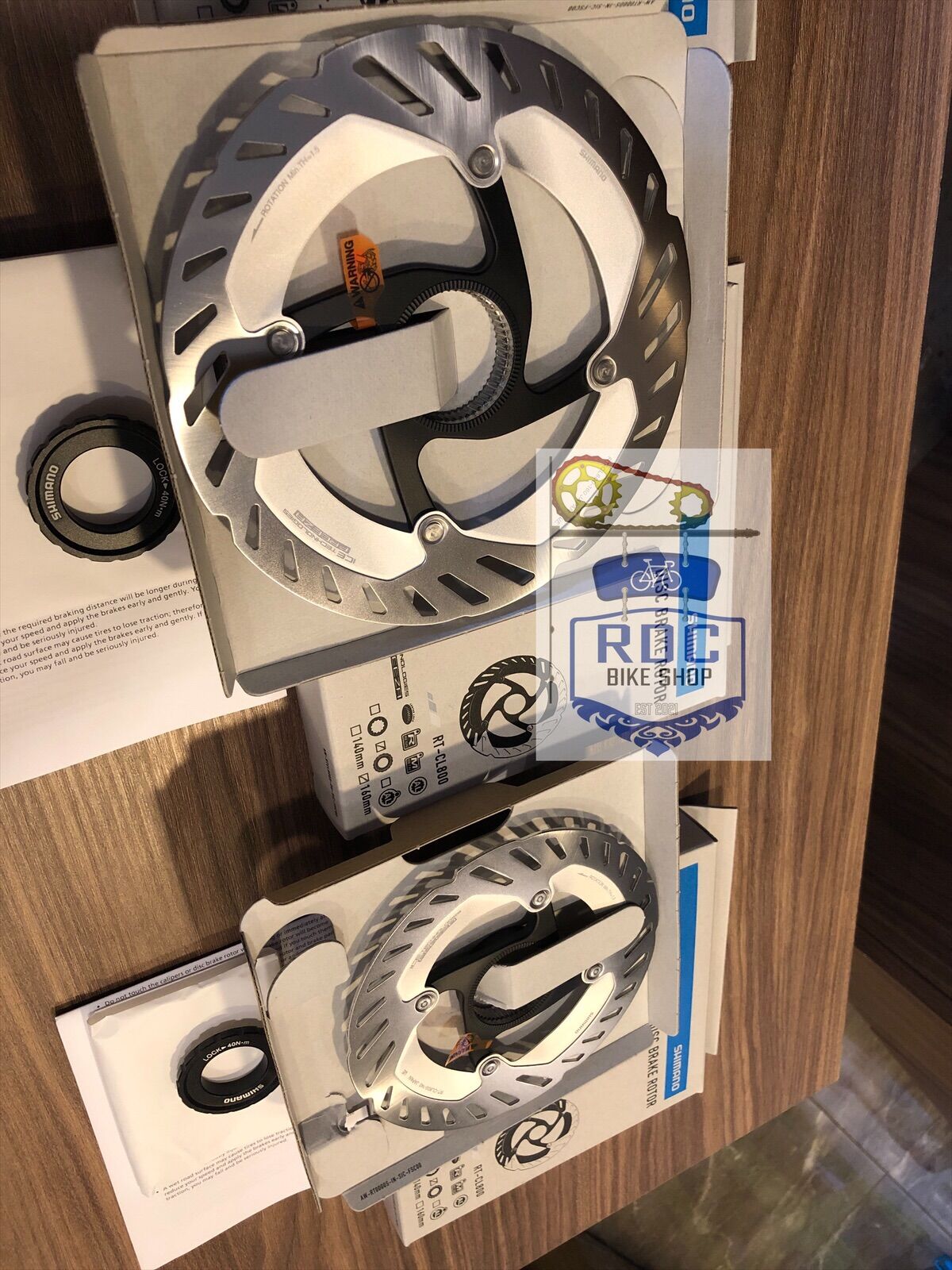 [LEGIT] RTCL800 Ultegra GRX Shimano Center Lock Disc Brake Rotor 140/
