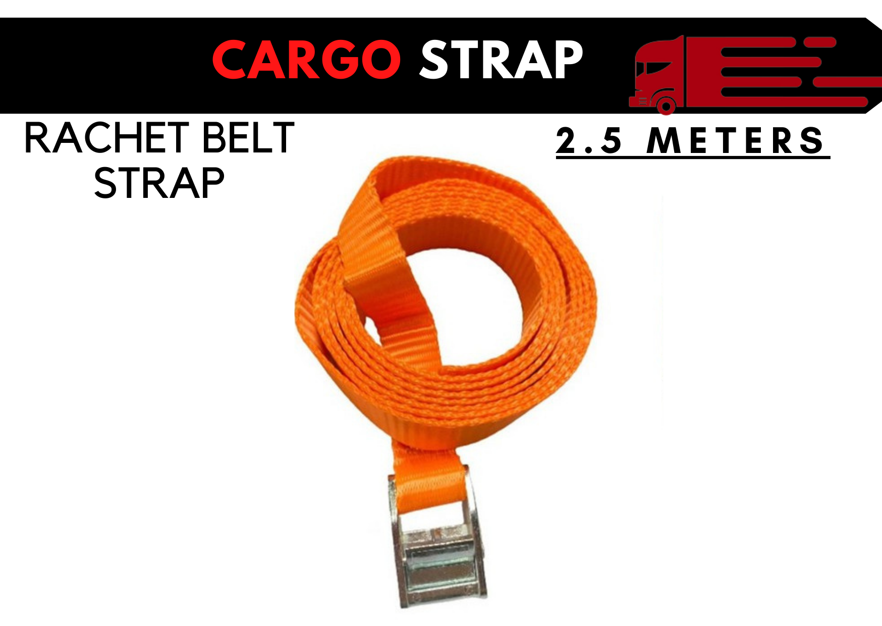 Cargo Rope Strap Luggage Strap Tie Down Strap Rachet Belt Strap