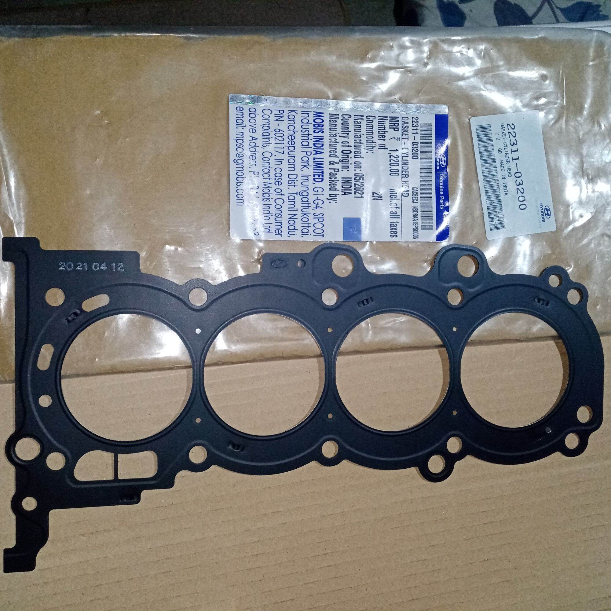 CYLINDER HEAD GASKET GENUINE ORIGINAL FOR HYUNDAI i10 1.2 ENGINE 2007