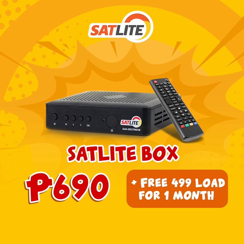 New Satlite Box With Free Load Lazada Ph