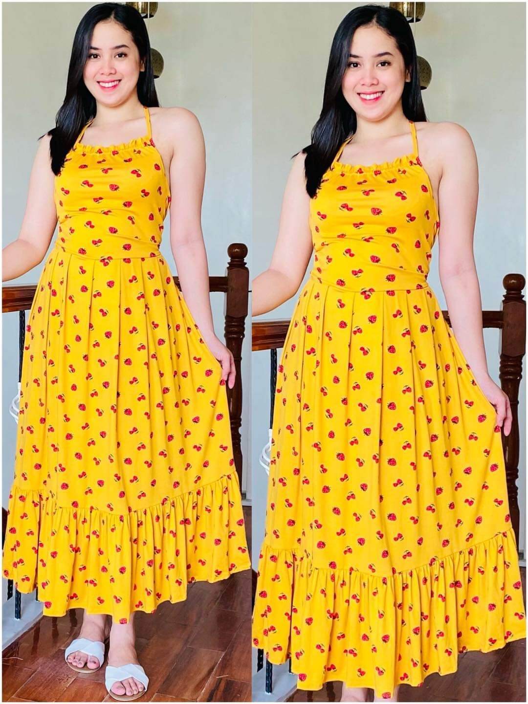 Sexy Summer Spaghetti Layered Maxi Dress Lazada Ph