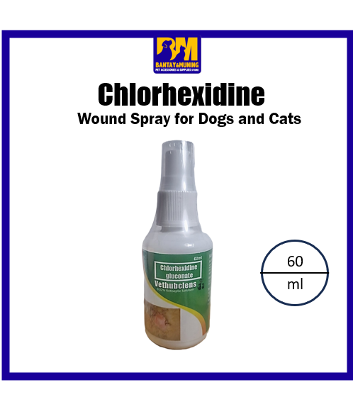 Chlorhexidine Gluconate Vethubclens Wound Spray (Antiseptic