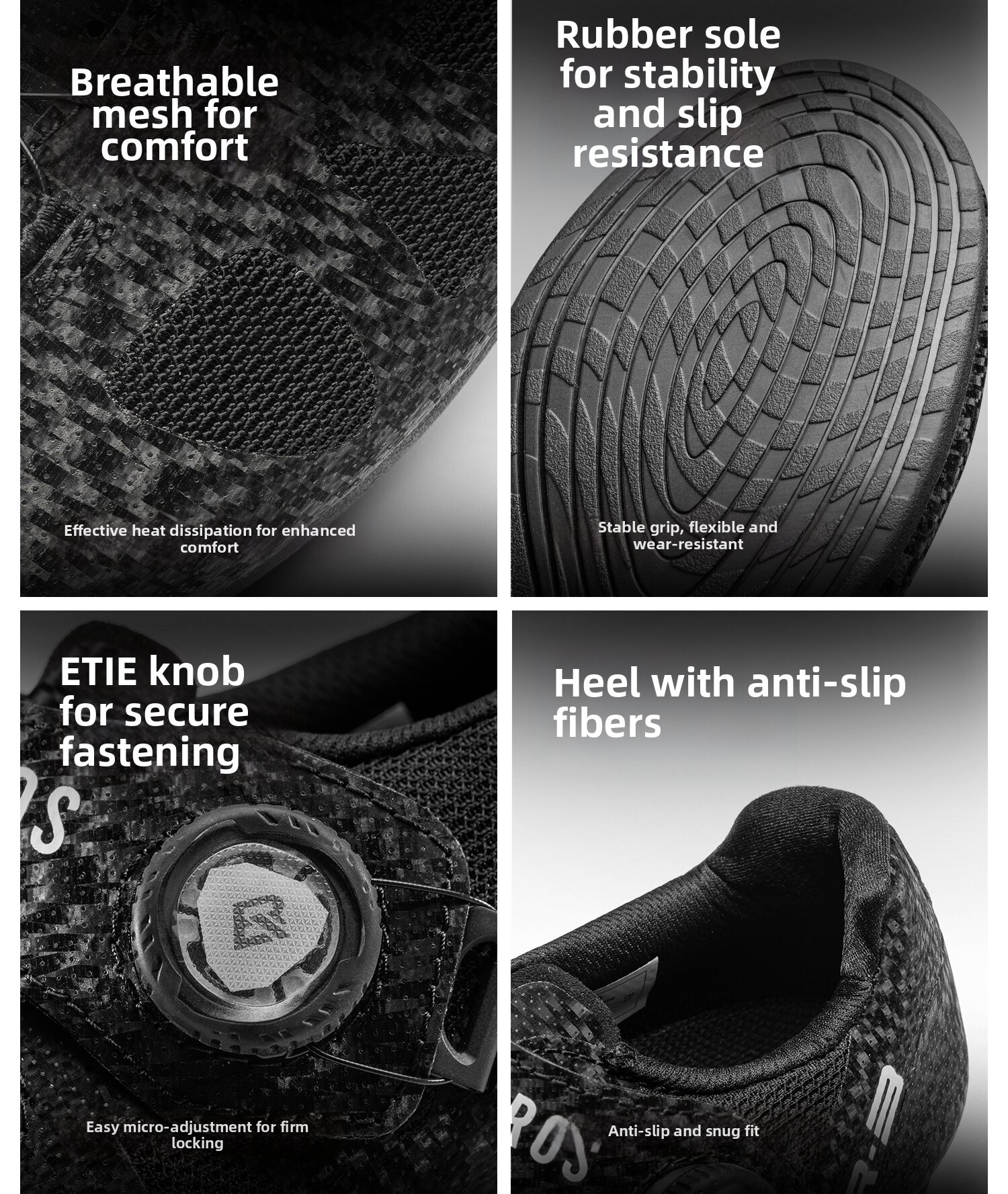 RockBros | Non-locking Knob Design Cycling Shoes_voghion.com