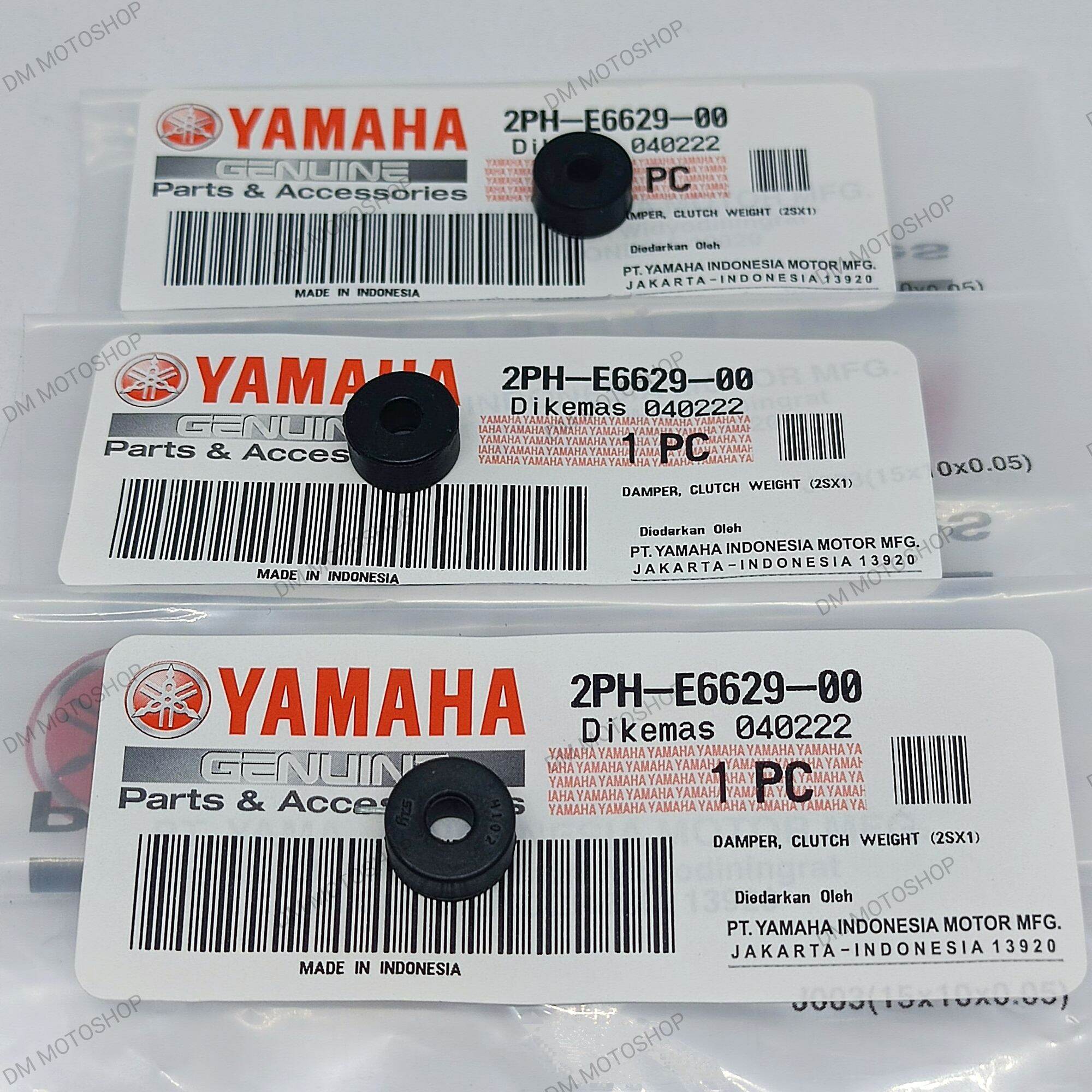 Genuine Yamaha Rubber Clutch Damper for Mio i125 (3pcs), NMAX, and
