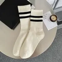 Women Socks Japanese Fashion Autumn New Novelty Candy Color Sports Crew Socks For Girls Preppy Style Striped Socks Casual