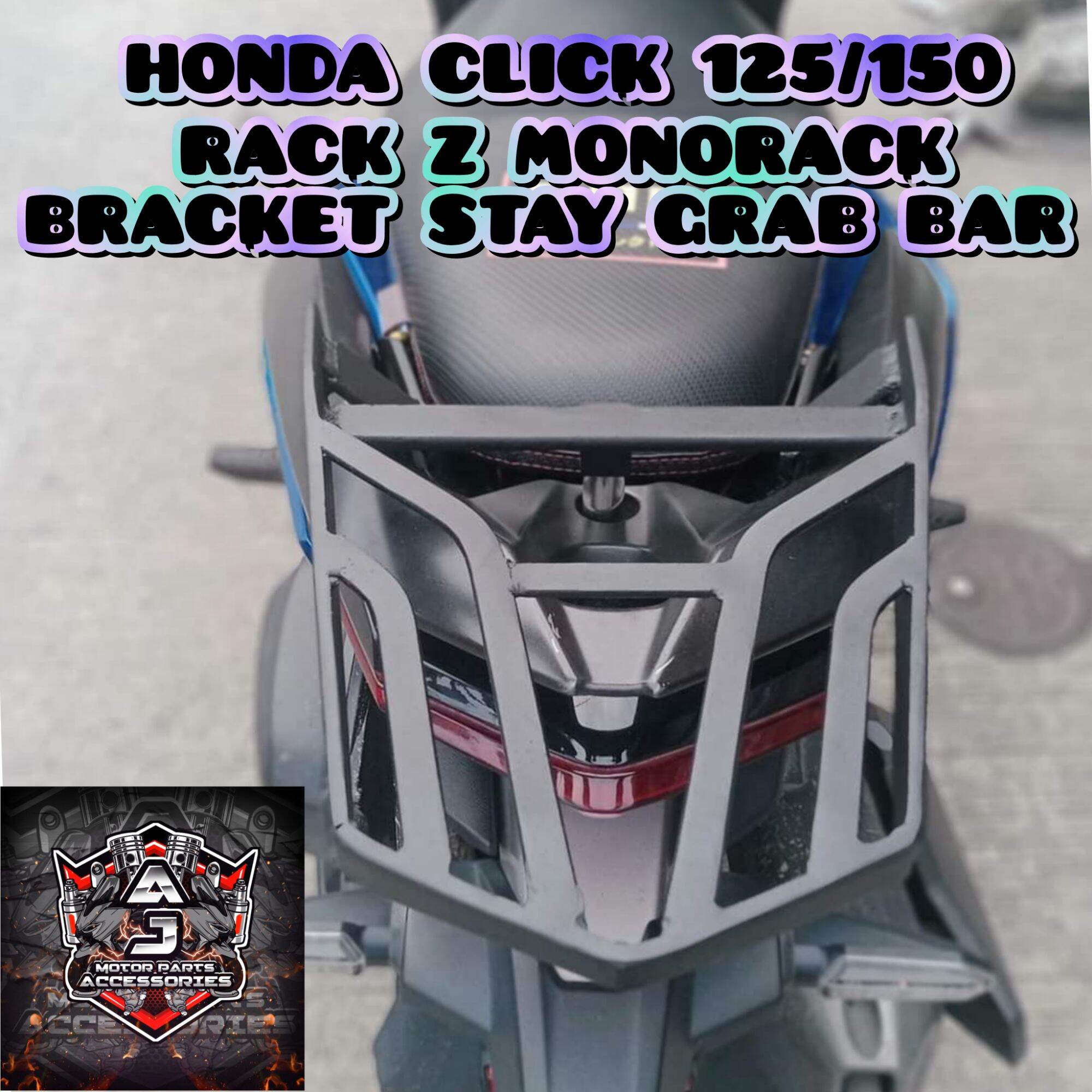HONDA CLICK 125-150 V1-V2-V3 RACK Z MONORACK BRACKET POWDER COATED NO ...