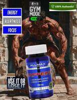 ALLMAX Caffeine 200mg 100 tablets. Expiry 01/29.