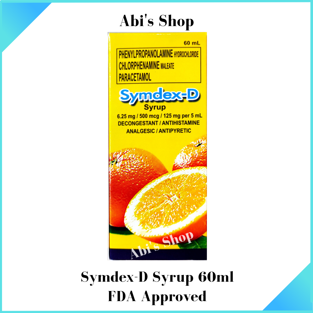 SYMDEX D Syrup for Kids 60ml Expiry April 2025 Lazada PH