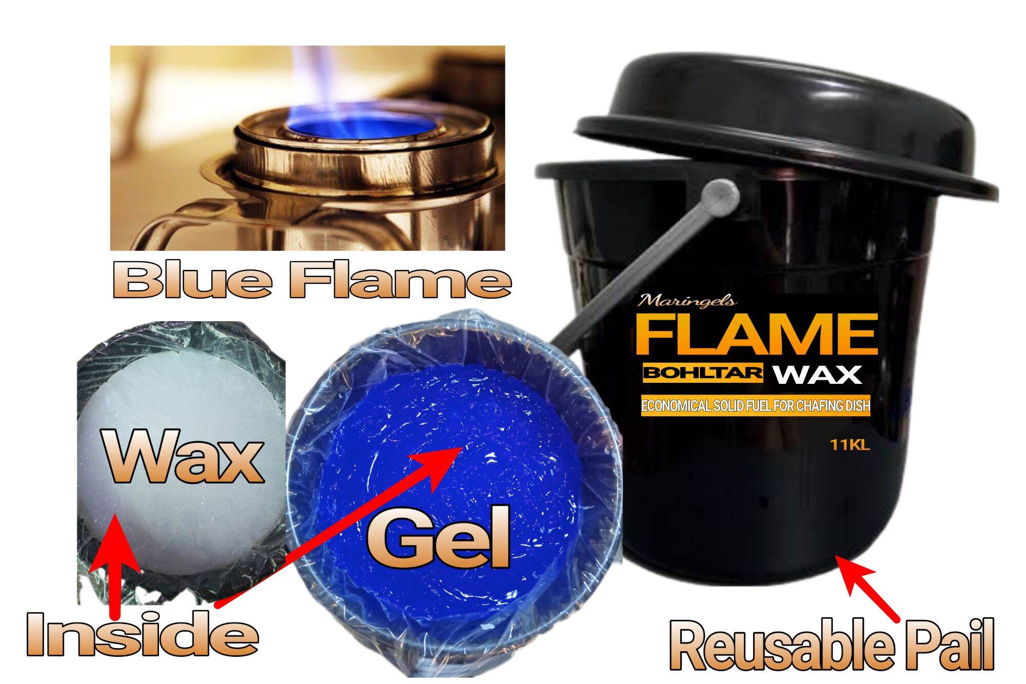 Flame Fuel Gel and Wax Chafing dish Lazada PH