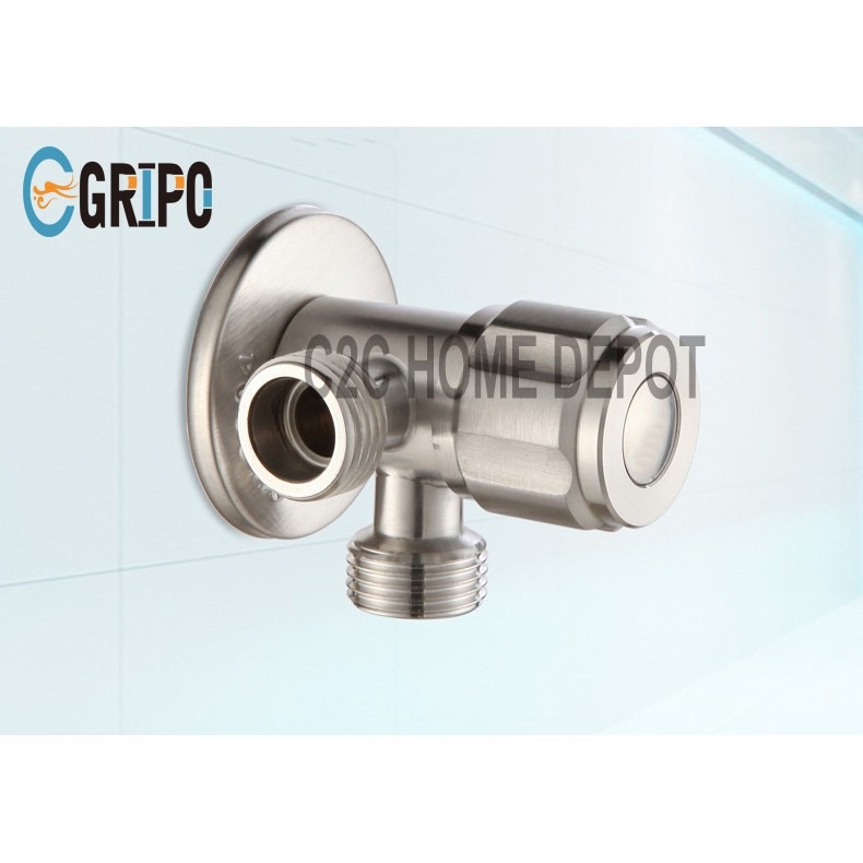 Gripo sus304 stainless 2 way angle valve 90 degrees angle