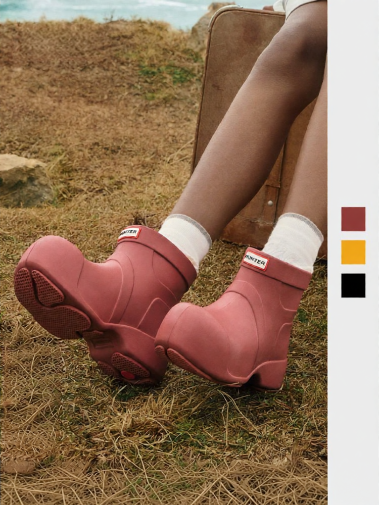 Hunter | Non-slip Fashion Women's Rain Boots Short Boots - Brand Hunter Presyo 5,654 Piso*Libreng Shipping