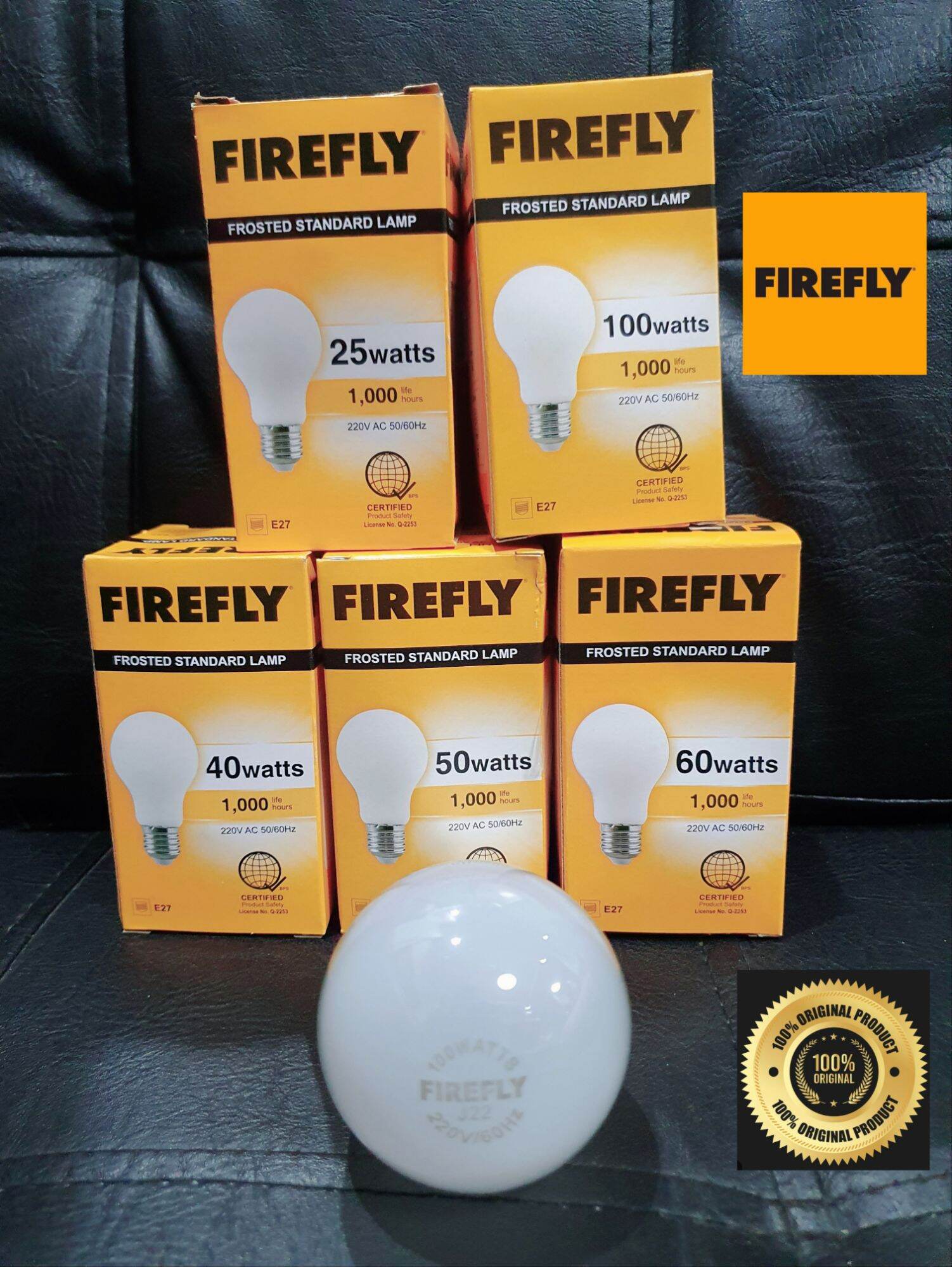 Firefly Frosted Bulb - Ideal for Sisiw Incubator Farm Light