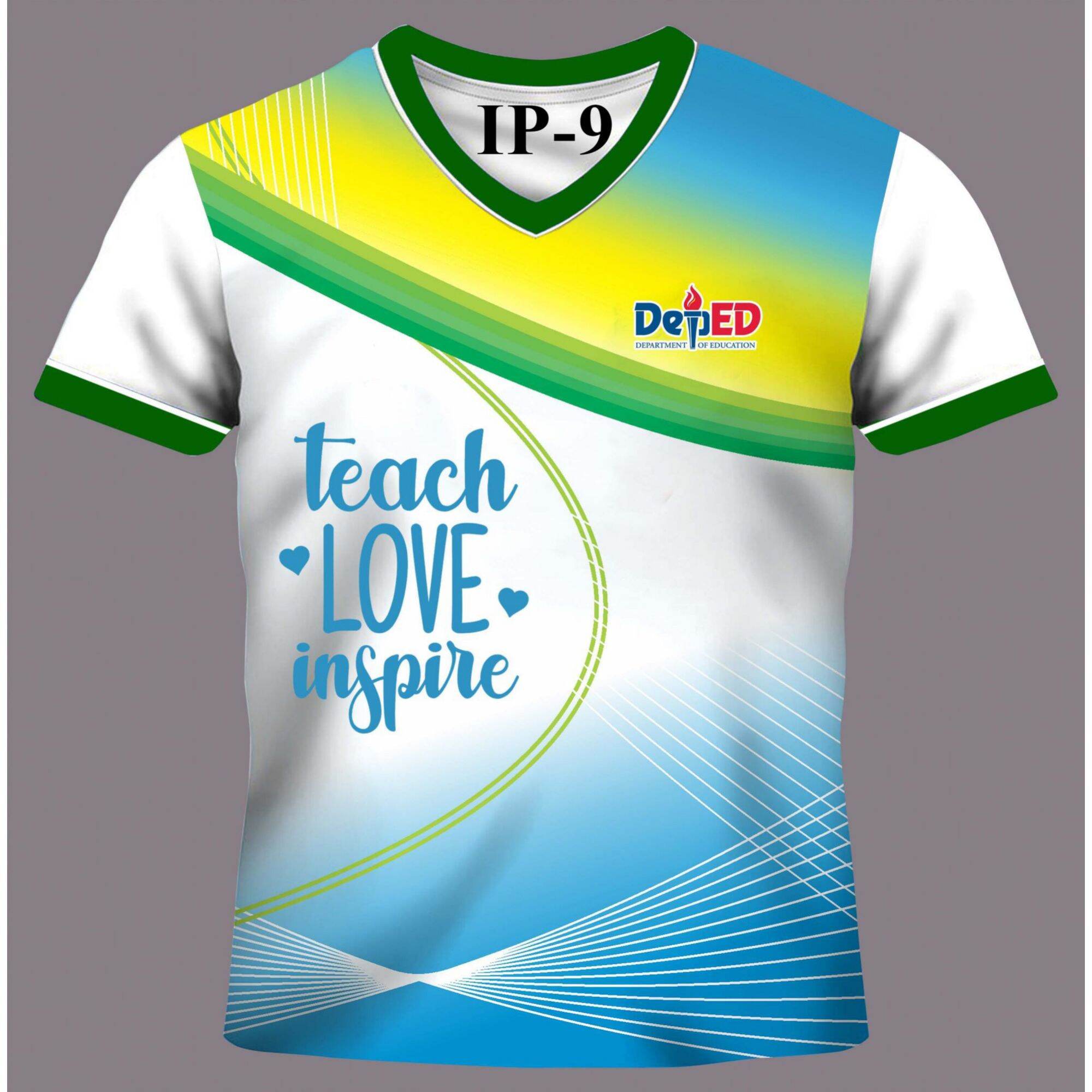 DEPED POLO shirts uniform for FULL SUBLIMATION POLO SHIRT