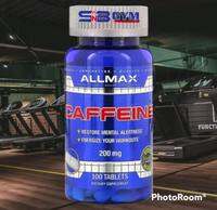 ALLMAX Nutrition Caffeine  200mg 100 Tablets All max  NEW STOCKS!