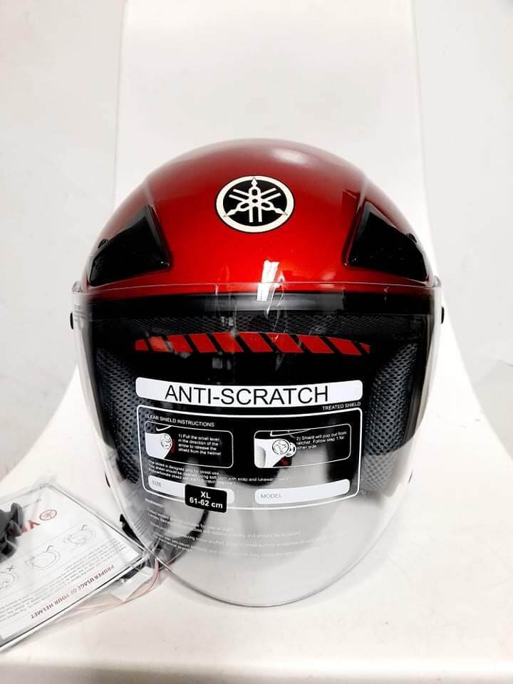 yamaha half face helmet