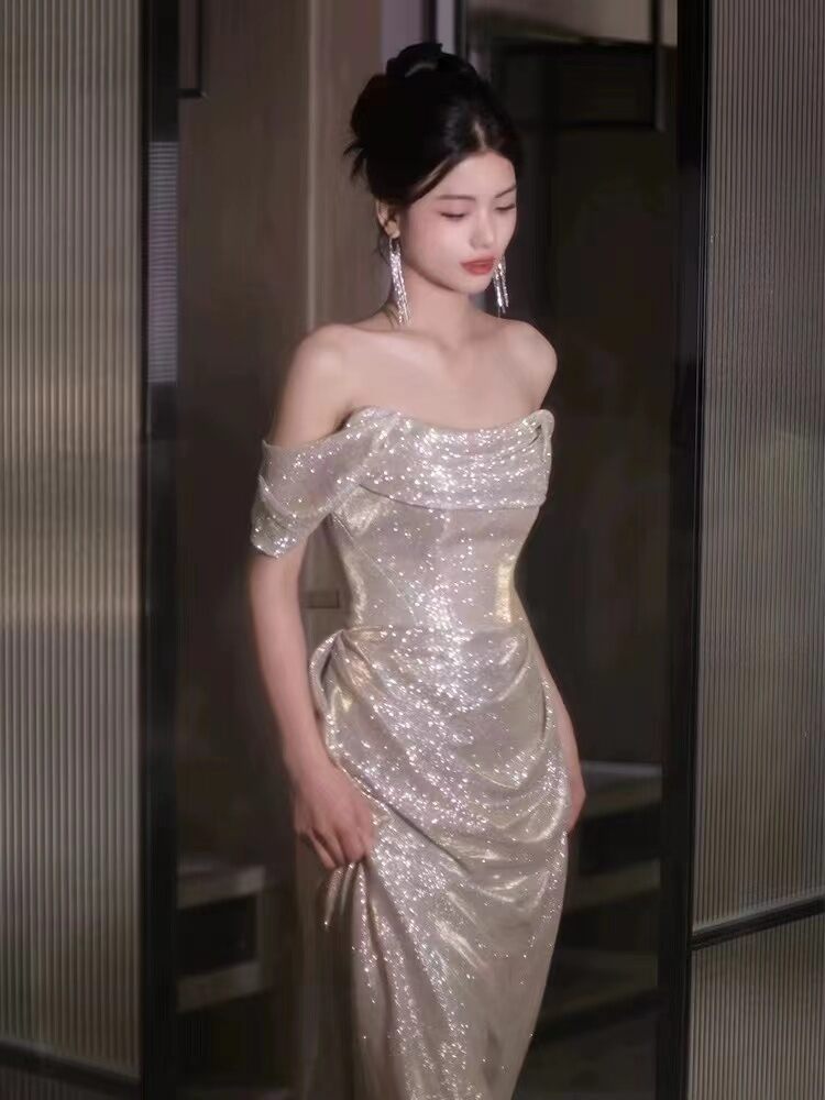 Shop Shining Shimmering Party Dress For Women Cheap – Fast & Easy