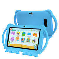 BDF | New 5G WIFI 7-inch Childrens Tablet 4GB+64GB ROM Mini Pad Quad Core Dual Cameras Kids-Proof Protective Case Tablets Android 13