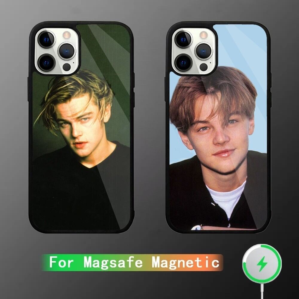 L-Leonardo Actor D-Dicaprio Phone Case For iPhone 15,14,13,12,11,Plus,Pro,Max Mini Magsafe Magnetic Wireless Charging