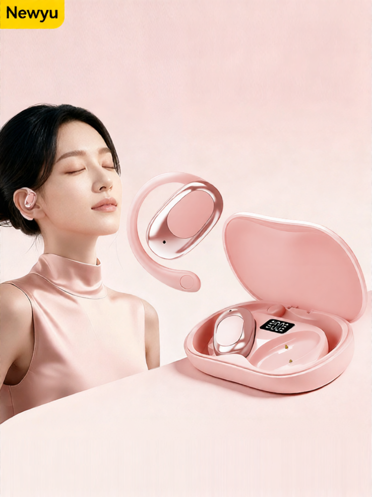 New Ear-Hook Bone Conduction High Quality Sound Wireless Bluetooth Headphones for Sports