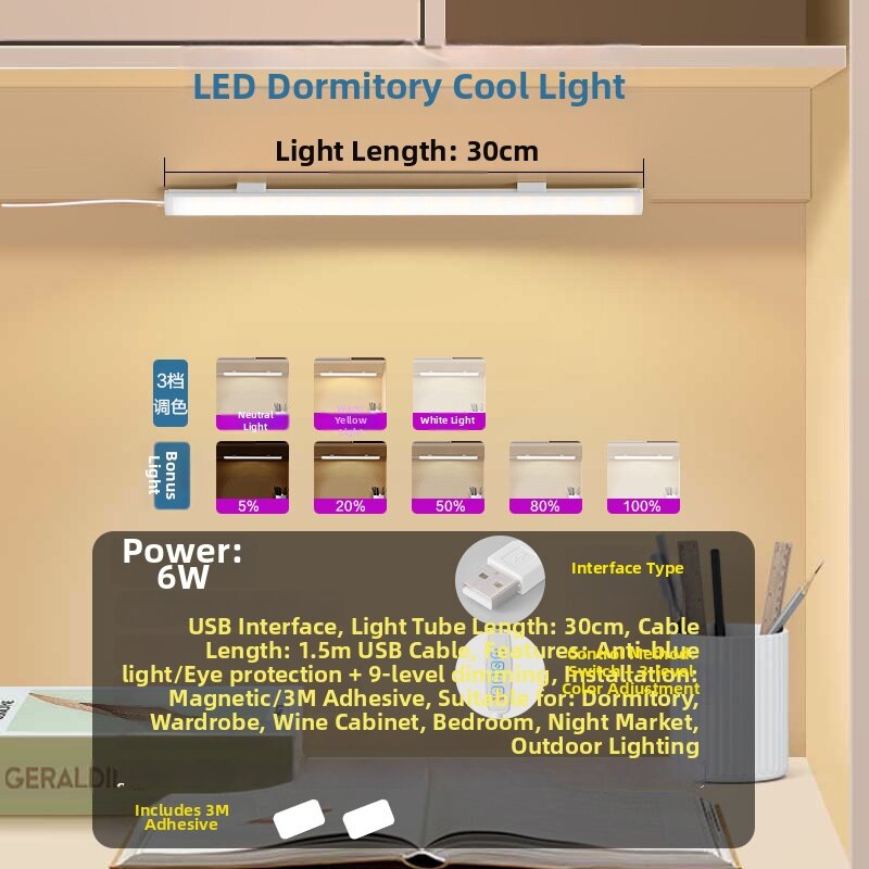 Eye-protective LED Desk Lamp Magnetic Ceiling