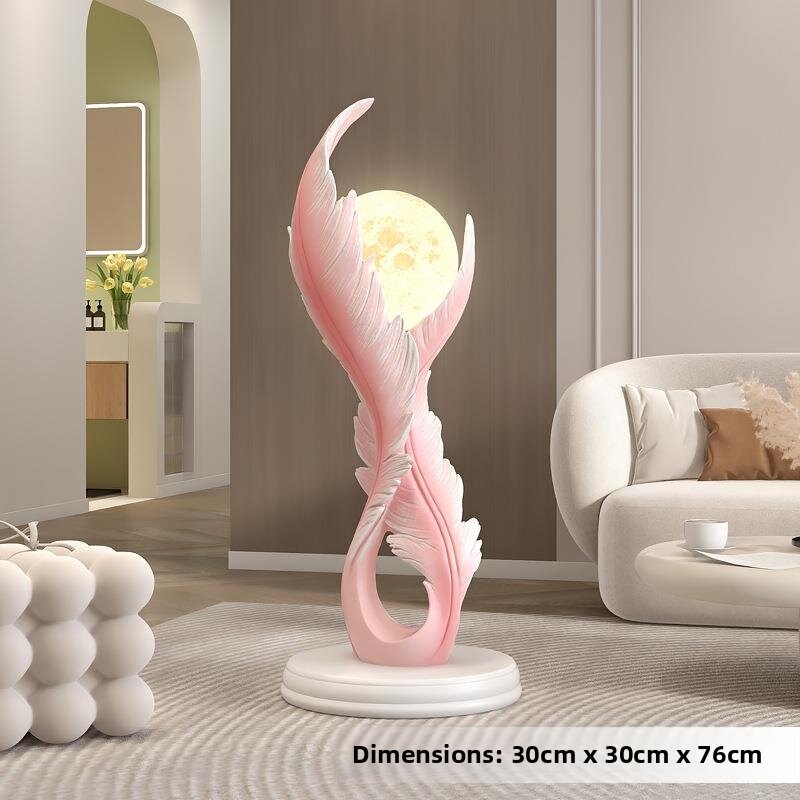 LIWAN | Feather Atmosphere Floor Lamp Artistic Home Decor