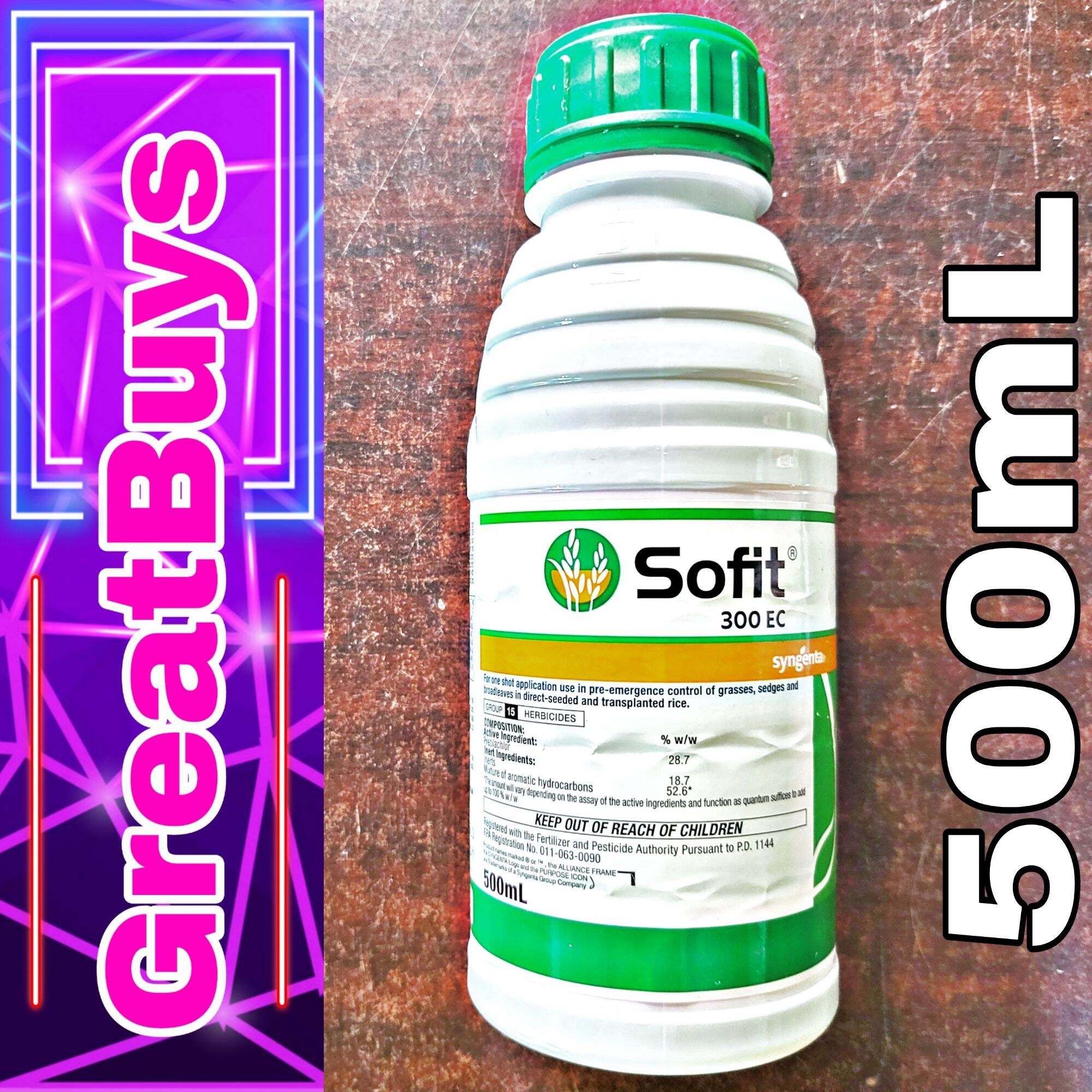 SOFIT 300 EC (500mL) PRE-EMERGENT HERBICIDE FOR RICE BY SYNGENTA ...