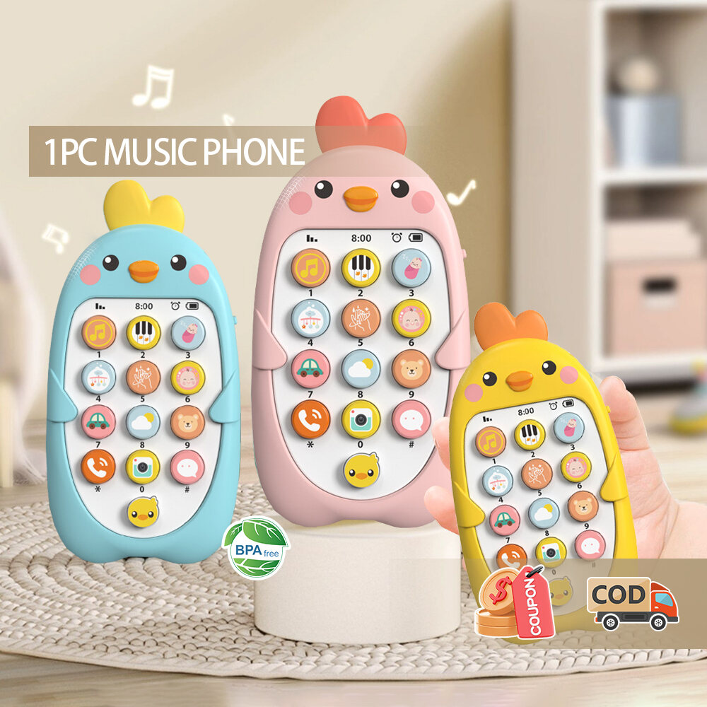 Baby Learning Cell Phone Toy with Music and Lights