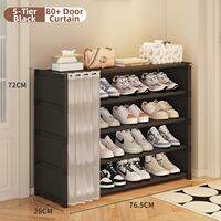 Simple Modern Dustproof Doorway Shoe Rack with Door Indoor Home Dormitory Renting Furniture Multilayer Entrance Hallway Stairwell Storage Shelf