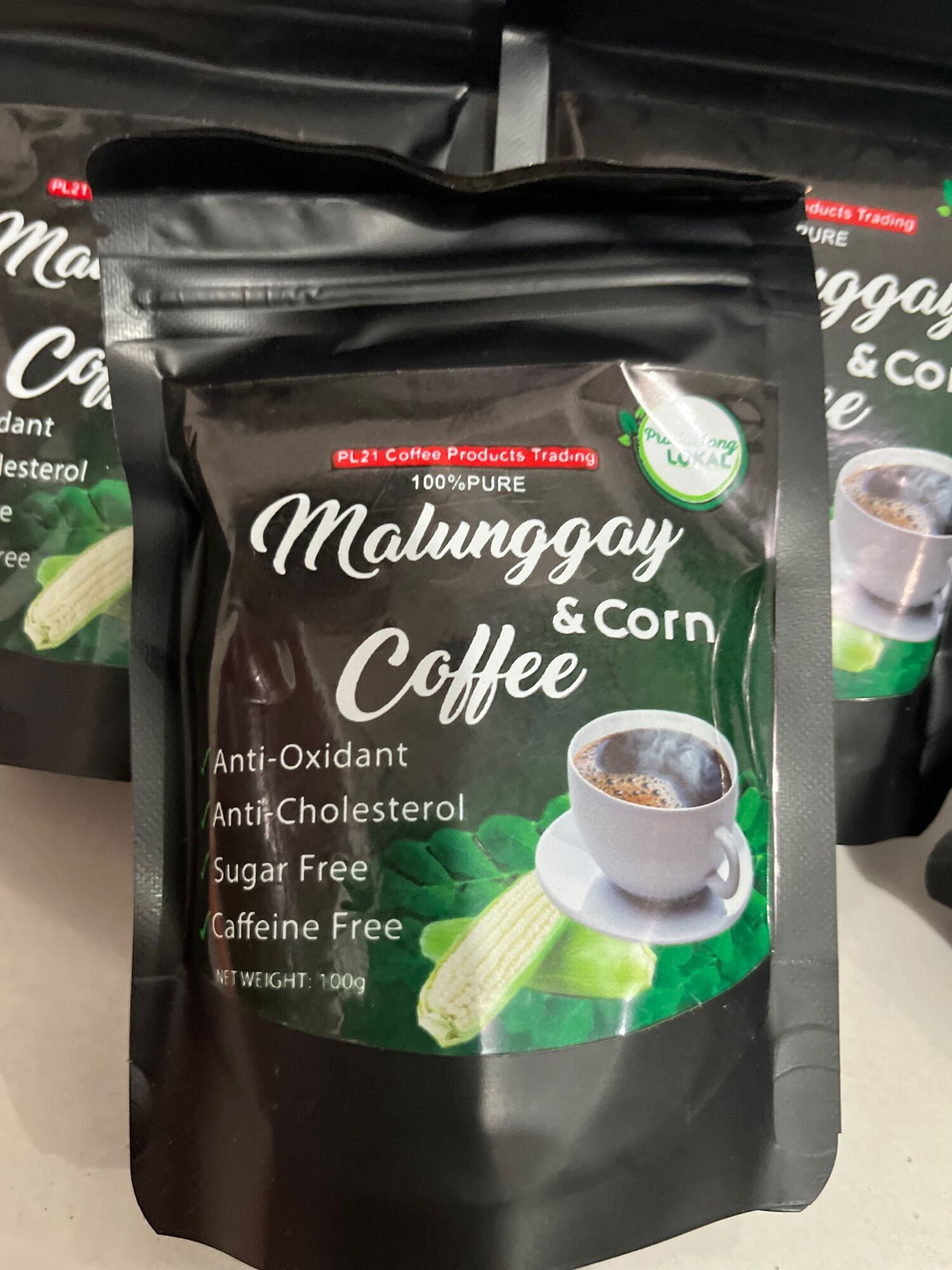 100 PURE MALUNGGAY & CORN COFFEE (1 pack) Lazada PH