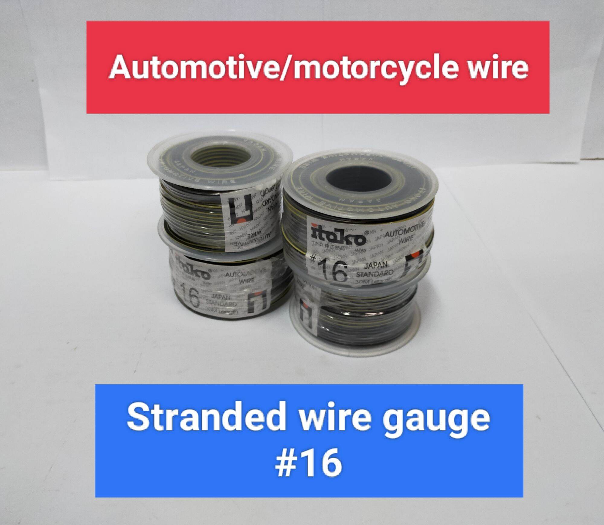 Autowire 16/Wire 16(sold per meter) Lazada PH