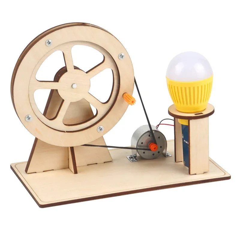 Handcrafted DIY Hand Crank Generator Toy Educational Science Experiment ...