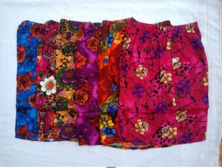 #6pcs na!!Shorts Chalis for women(L,XL,2X)random