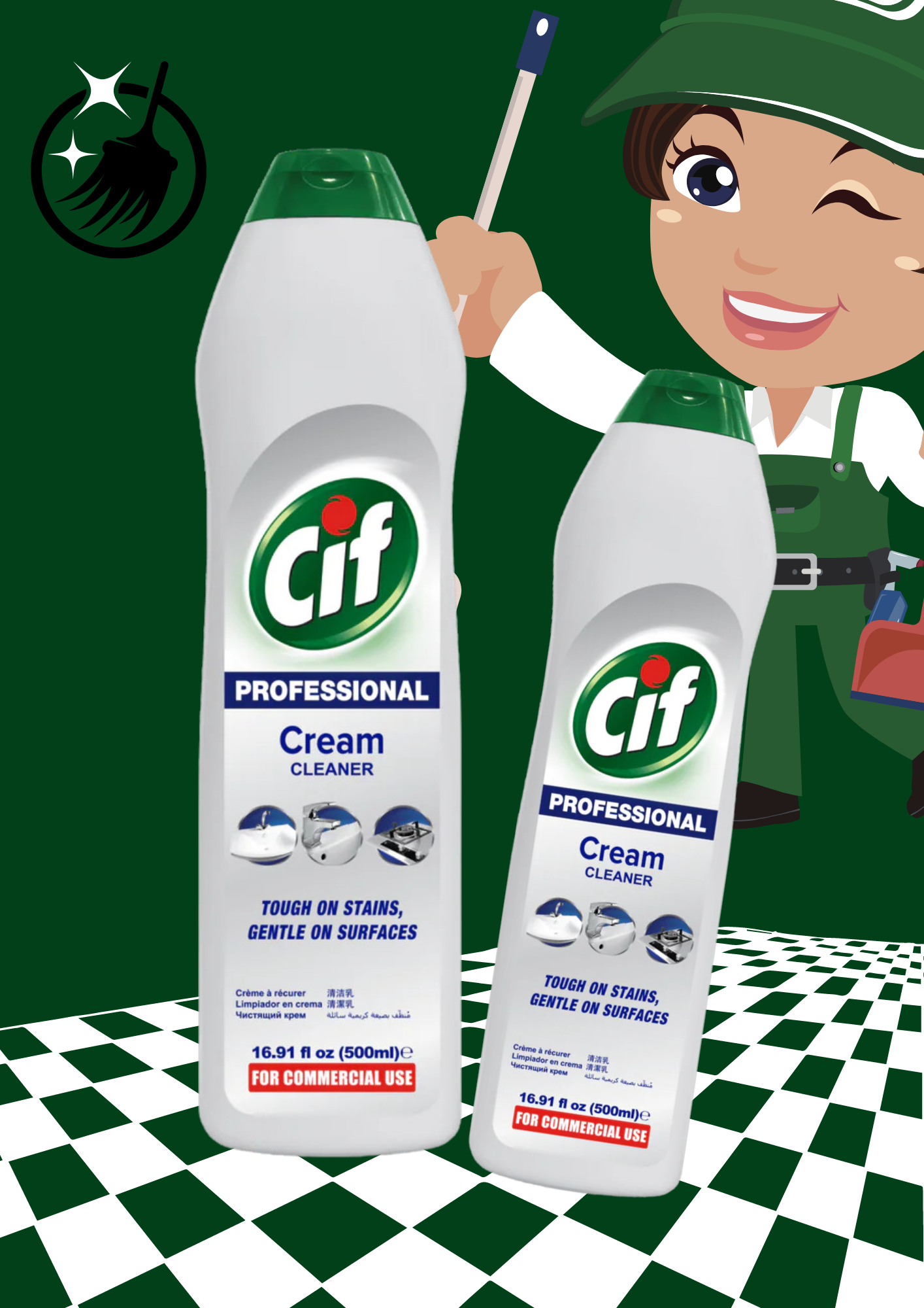 Cif Professional All Purpose Cream Cleaner 500mL