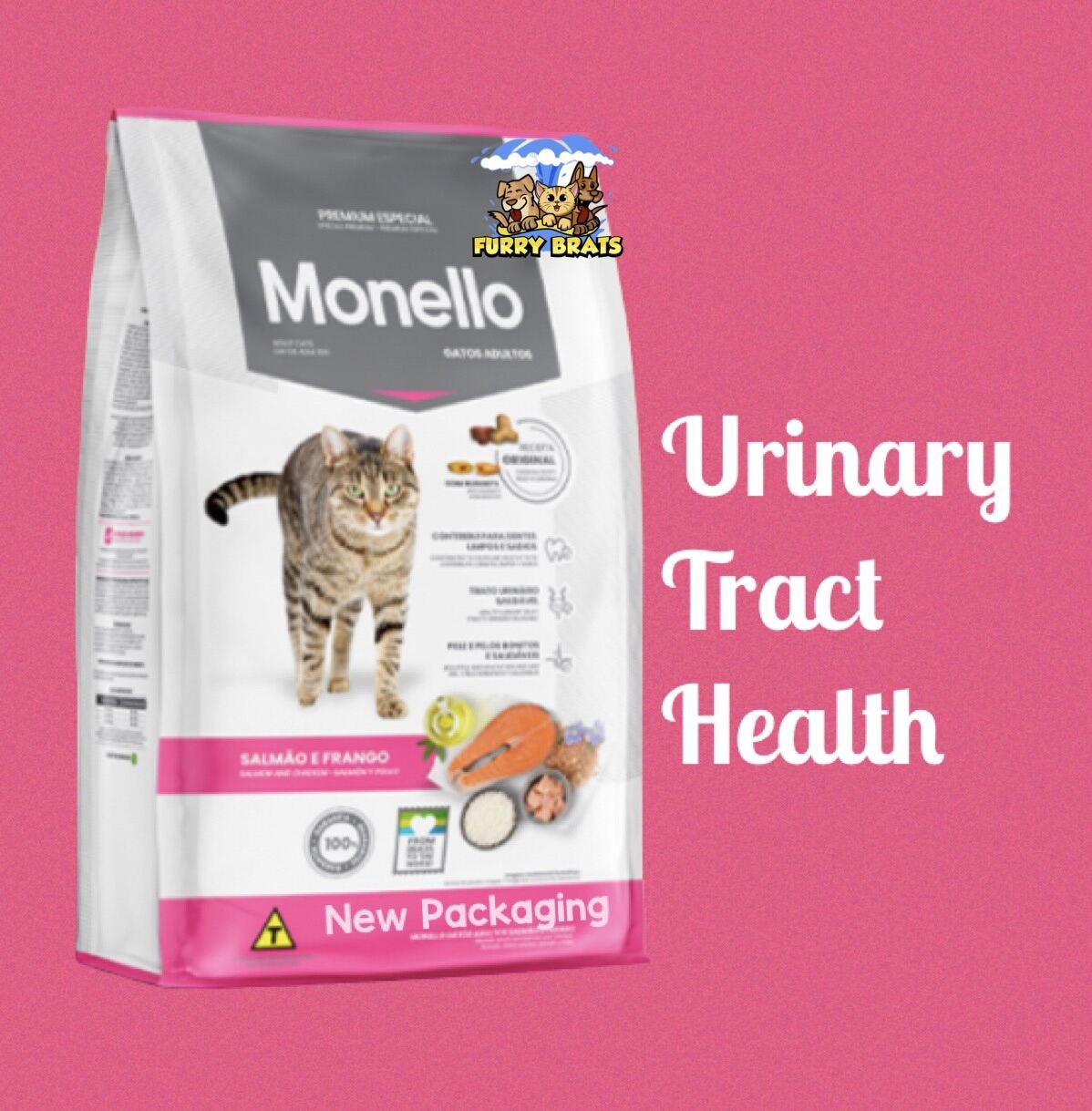 MONELLO New Original Packaging Special Premium Urinary Cat Food 1kg
