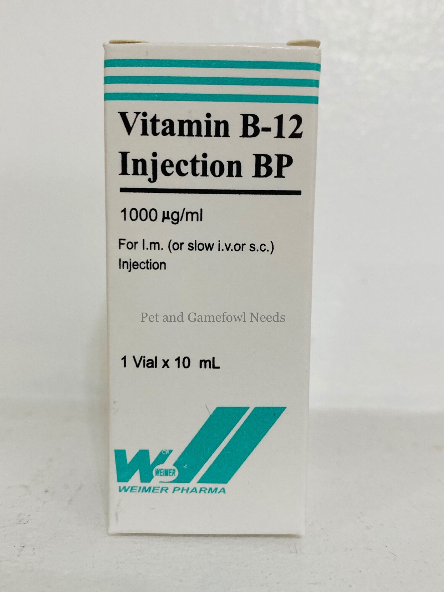 WEIMER B12 INJECTION BP 10ml For Gamefowl Rooster (Made in Germany