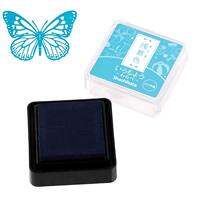 Shachihata | Mini Natural Color Oil-based Ink Pad for Finger Painting Rubber Stamp Square Mini