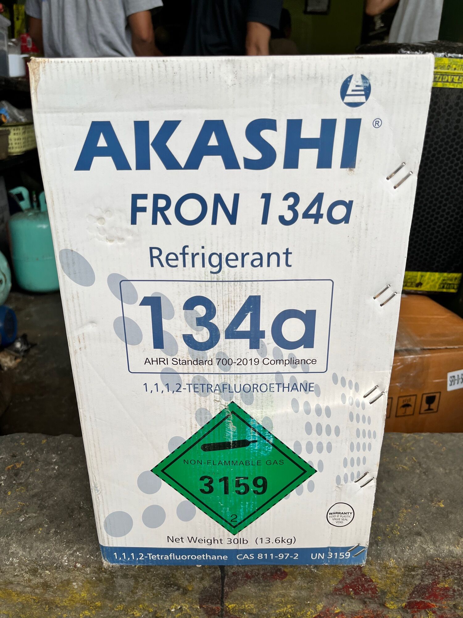 Freon Akashi Brand Refrigerant 134a 13.6kg Orig R134a Lazada PH