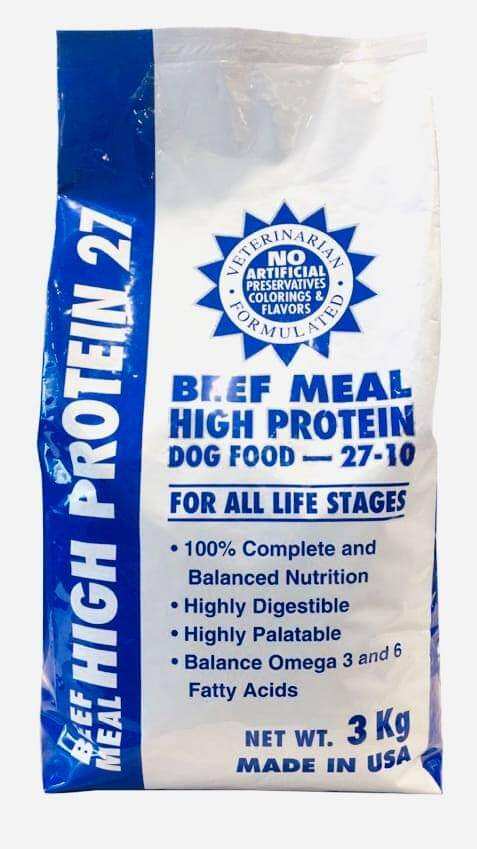 Beef meal high protein dog sale food