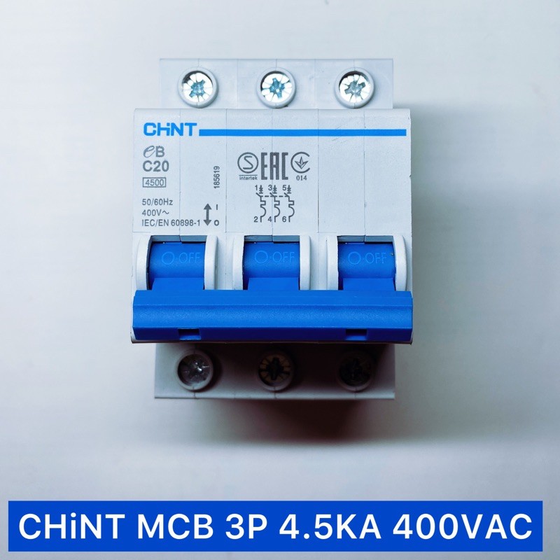 16 A Chint Nb1 B Curve 6 KA 63b2p16 miniature Circuit Breaker 2 pôles