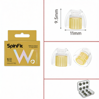 Spinfit | Noise Reduction Skin-friendly Ear Tips W1
