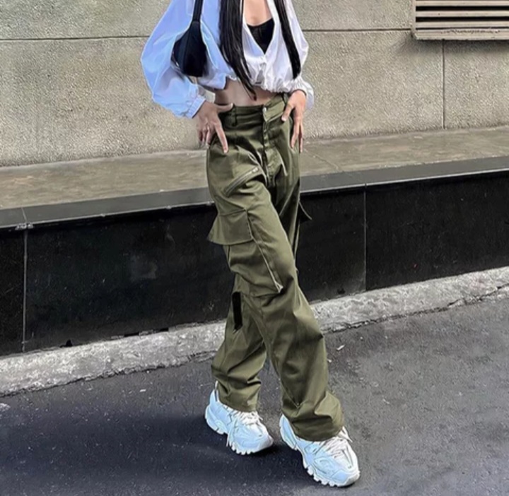 Buy Army Green Cargo Pants Womens online
