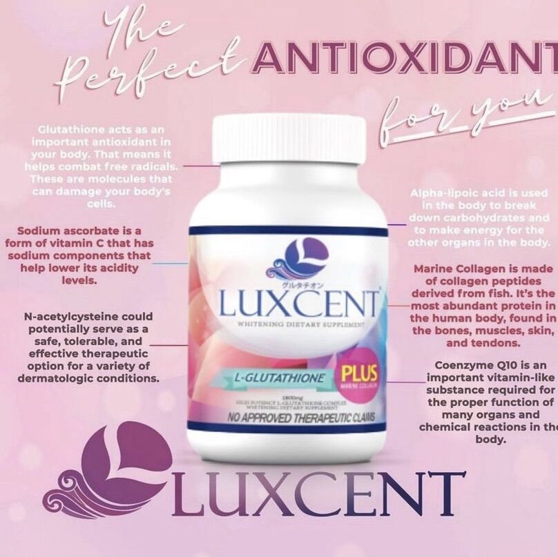 Luxcent Glutathione Products