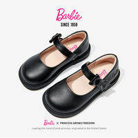 Barbie | Girls Leather Shoes Black