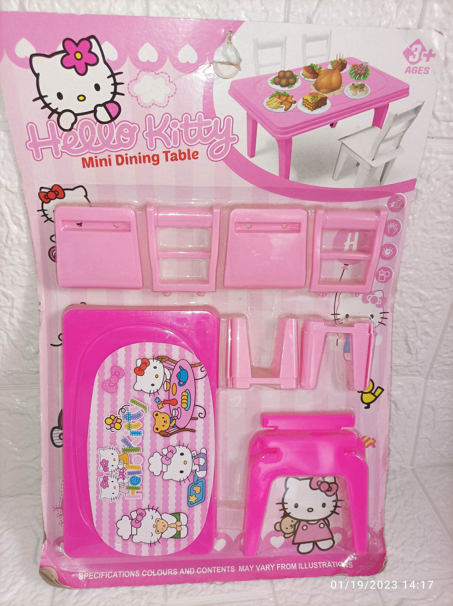 HELLO KITTY MINI DINING TABLE toys for kids Lazada PH