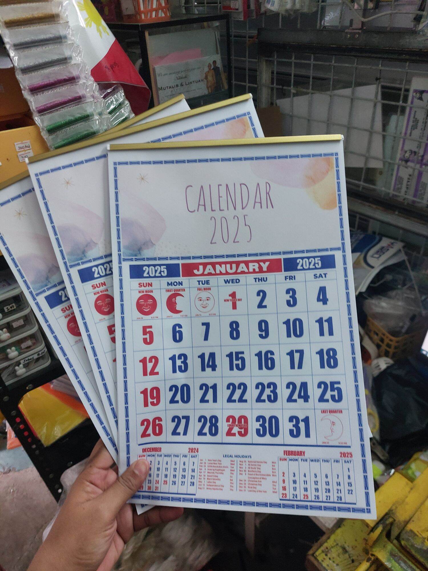 COMMERCIAL CALENDAR 8X13 - 2026