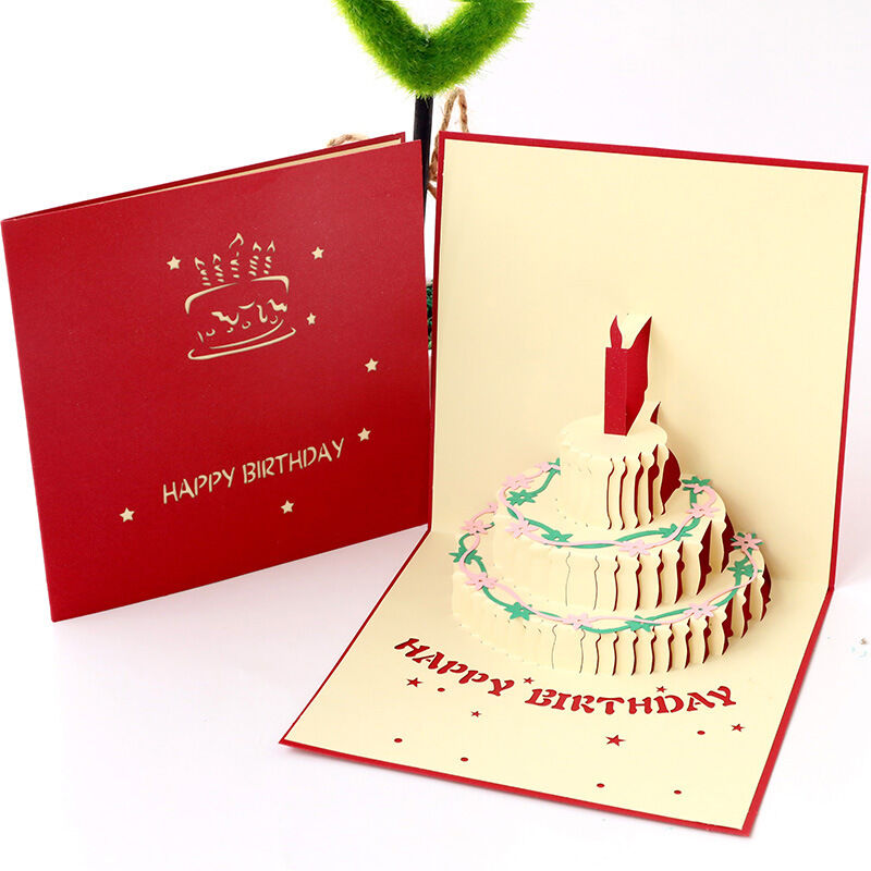 TAOKOU | Music Light 3D Greeting Card with Blessing Message