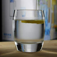Creative Blue Round Beverage Glass