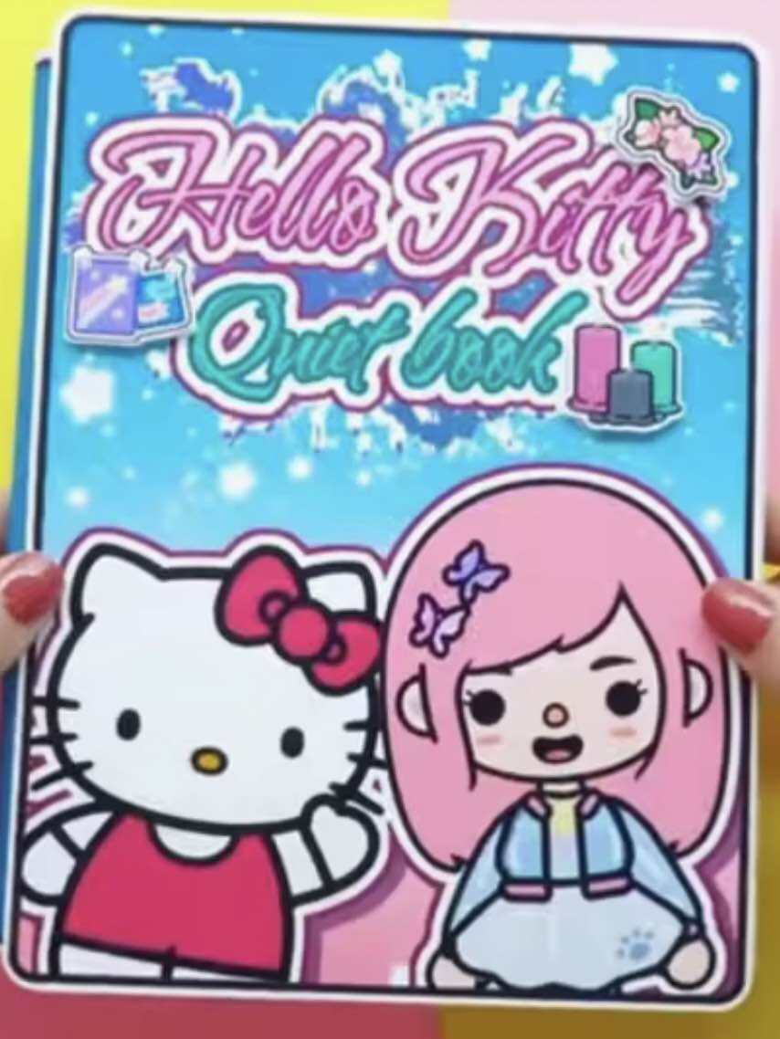 Toca Boca Hello Kitty Paperdolls Dollhouse Book ALREADY CUT! Lazada PH