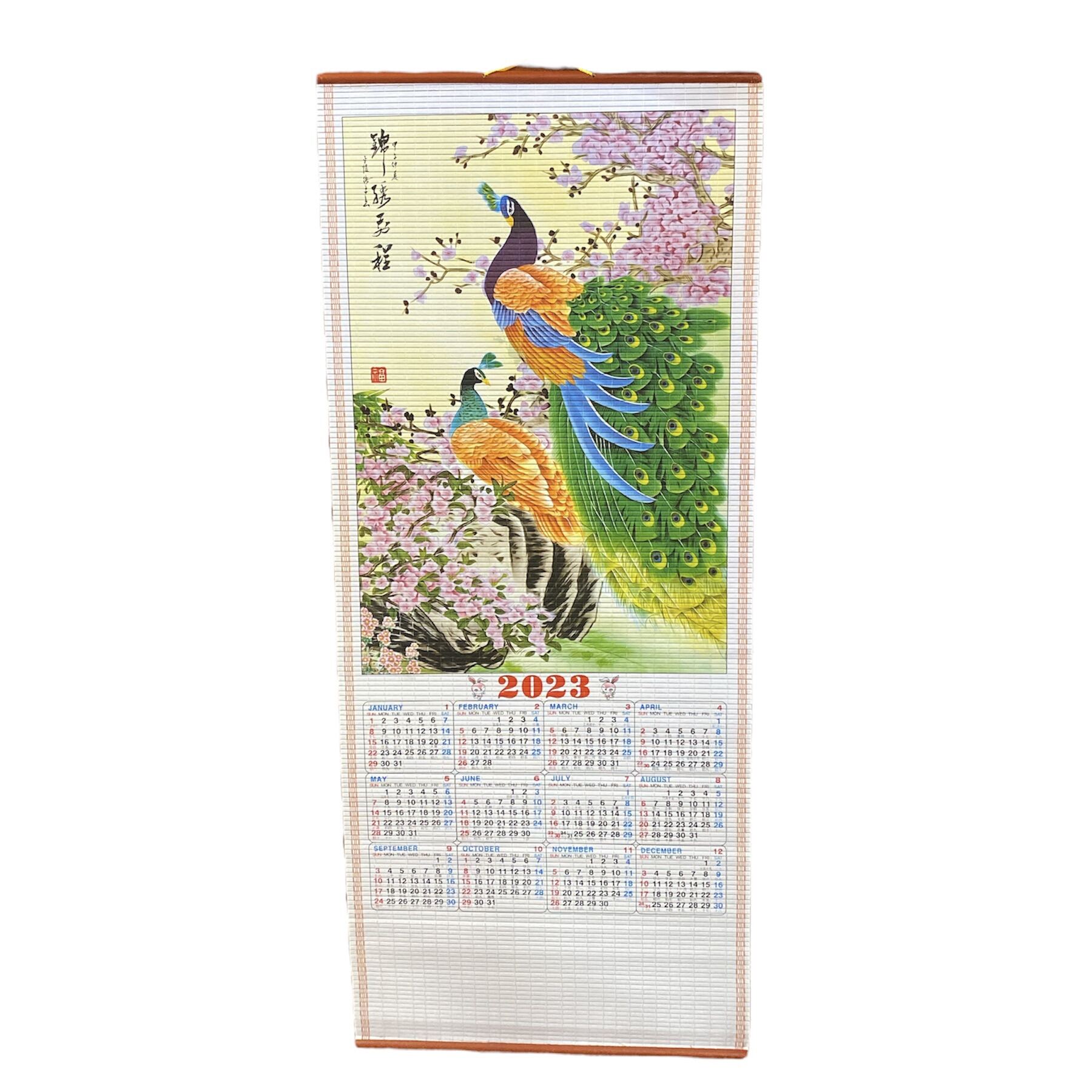 2023 Lucky Cane & Wooden Wallscroll Chinese Calendar Lazada PH