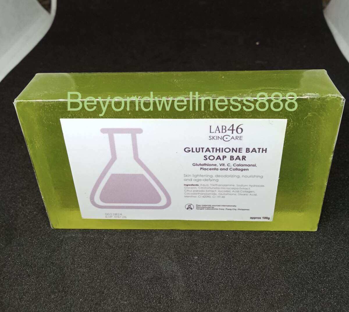 Lab 46 Glutathione Green Bar Soap Moisturizing Whitening Soap  Dermatologically Tested Soap Anti-Aging Brightening Soap Normal Skin Soap -  Lazada
